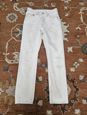 Levi's 501 Straight Leg Denim - Warm Sand Beige Wash